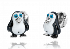 Sterling Silver Penguin Cufflinks