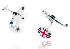 Sterling Silver Spitfire Cufflinks